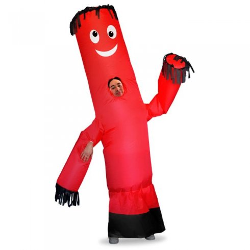 Inflatable Suit Adult Costume RED Man XXL Up To 2 4m Fan Cool Mania