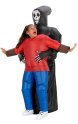 Death Grim reaper - Inflatable costume with fan - Halloween suit for adults