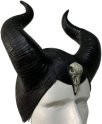 Maleficent Horns huvudmask - för barn och vuxna för Halloween eller karneval