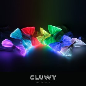 Cravată leagănă GLUWY intermitentă - LED multicolor