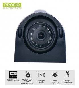 Автомобильная камера FULL HD Объектив AHD 3,6 мм + 8 ИК-светодиодов ночного видения + IP67 + WDR