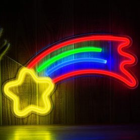 Neonväggskylt - LED Reklambanner - COMET