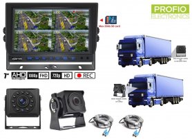 Komplet kamera sa snimanjem - HD monitor 7 "+ Kamera s 11 IR LED + MINI AHD 720P širokokutna kamera