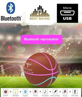 Lautsprecher für Mobiltelefon Basketballball - Bluetooth-Lautsprecher 1x4W