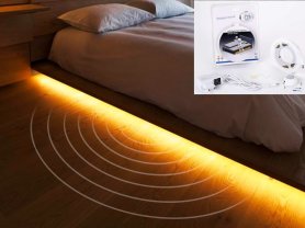 Комплект LED ленти за 1,5M лента в стаята със сензор за движение + регулируемо време за изключване - PACK