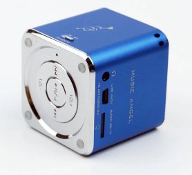 Mini vezeték nélküli bluetooth hangszóró mobiltelefonhoz/számítógéphez + Micro SD kártya - 1x3W