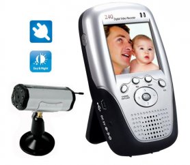 Trådløs Palm Monitor + Kamera med IR-LED