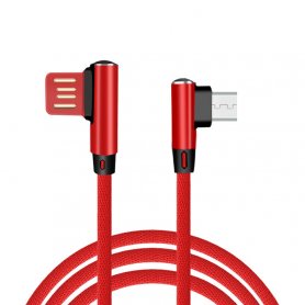 Cable micro USB con diseño de conector de 90 ° y 1 m de longitud