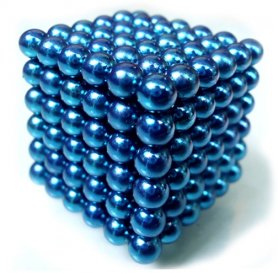 Магнитные шарики - 5мм синий