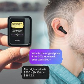 Earbuds traductor - auriculares para traducción con 45 idiomas + WiFi/4G SIM + Chat GPT - IKKO ActiveBuds