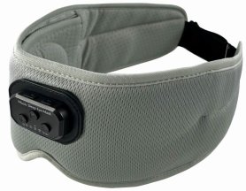 Schlafmaske - 3D-Anti-Geräusch-Stirnband + Bluetooth mit Timer + 20 beruhigende Geräusche + 4 Melodien