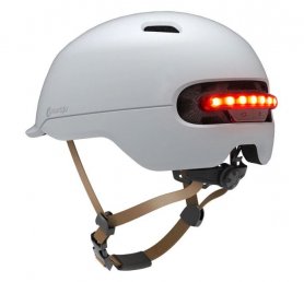 Casco de bicicleta inteligente: luz LED automática + luz de freno