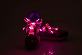 Sneakers laces - LED pink