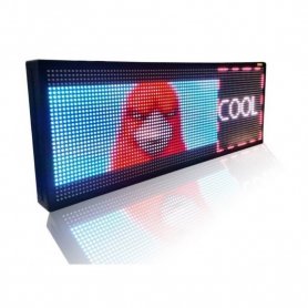 Wifi LED-banner - Fuldfarvedisplay 100 cm x 27 cm