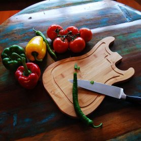 Ξύλινη σανίδα κοπής - Ξύλινες σανίδες κουζίνας κιθάρας