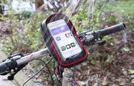 Custodia per cellulare da bicicletta impermeabile con touch screen in TPU fino a 6 "