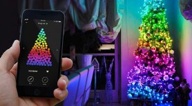 Φώτα χριστουγεννιάτικου δέντρου - LED Twinkly Strings - 600 τμχ (48 μέτρα) RGB+W με BT + Wi-Fi