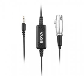 Cable de salida de audio digital BOYA BY-BCA6 (XLR a 3,5 mm TRRS)