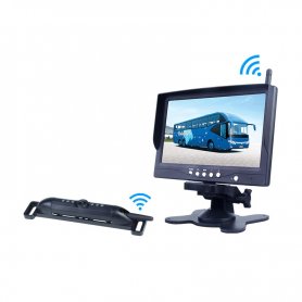 WiFi backkamera-kit - 7 "bildskärm + FULL HD bilkamera med 5x IR-LED för mörkerseende