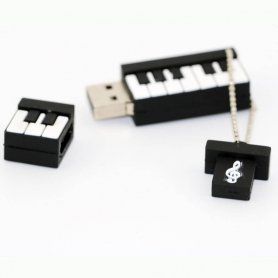 Funny USB 16GB - Negro Piano
