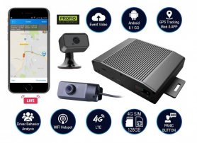 4g dash cam - Cámara dual 4G / WiFi en la nube con monitoreo GPS remoto - PROFIO X5