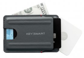 Slim Wallet - minimalistički ultra tanki kožni novčanik za 6 kartica (siva)