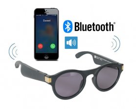 Glasögon som spelar musik + ringer (Bluetooth-stöd)
