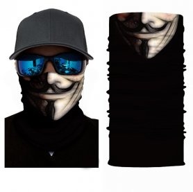 VENDETA (anonym) - skyddande halsduk i ansikte eller huvud