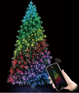 Árbol de Navidad LED SMART 2,1m con luces - Twinkly - 390 uds RGB + BT + Wi-Fi