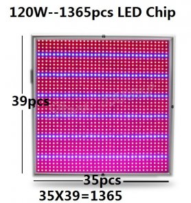 Λυχνία LED για ανθοφορία φυτών με ισχύ 120W