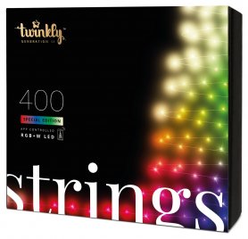 LED-julgransljus - LED Twinkly Strings - 400 st RGB + W + BT + Wi-Fi