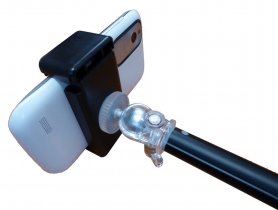 Teleskopická tyč na selfie + bluetooth tlačítko Shutter line