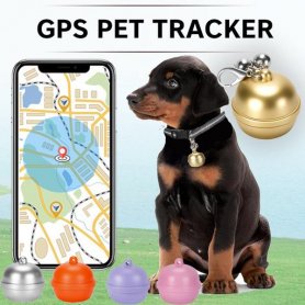 Κολάρο gps σκύλου σε κουδούνι - mini gps locator για σκύλους / γάτες / ζώα με παρακολούθηση Wifi και LBS - IP67