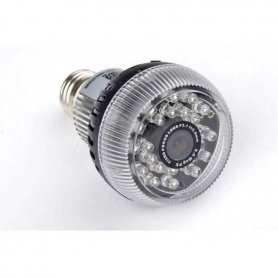 Glödlampakamera spion med FULL HD + WiFi + 24x IR LED med 120 ° vinkel