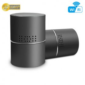 Sztereó Bluetooth hangszóró FULL HD WiFi kamerával és 330 ° -os forgó objektívvel