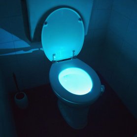 Toilet bowl light - LED night seat light for colored wc lighting ​with motion sensor
