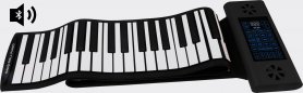 Сверните пианино силиконовую клавиатуру клавиатуры с 88 клавишами + Bluetooth-динамики