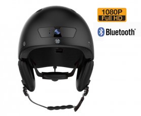 Sykkelhjelm med FULL HD -kamera - Smart sykkelhjelm med Bluetooth (håndfri) med blink