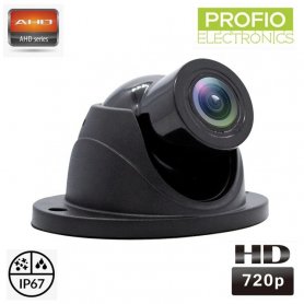 Mini Dome AHD κάμερα οπισθοπορείας με ανάλυση HD 720P + περιστρεφόμενη κεφαλή + γωνία θέασης 120 °