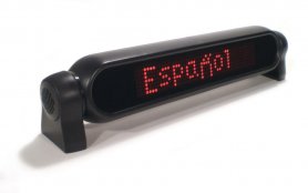 Auto LED Programmierbare Anzeigetafel - 42 cm x 8,5 cm