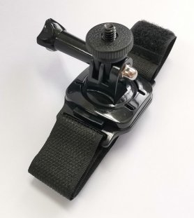 Rotační držák s popruhem na suchý zip pro POV kameru
