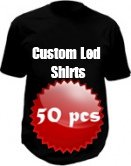 Tilpassede LED-skjorter med din egen logo - 50x pakke