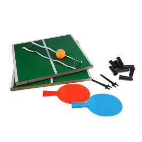 Mini tavolo da ping pong - set da ping pong + 2 racchette + 4 palline