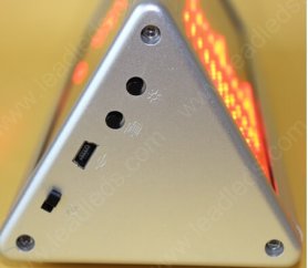 Dubbelsidig LED-display 22 cm x 7,6 cm - röd