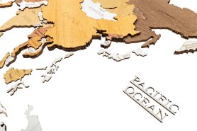 Oceány názvy doplnok pre drevené mapy - 5ks