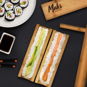 Sushi set - maki set (maker set or kit from 100% original bamboo)