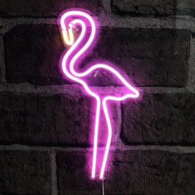 LED neonski natpisi - FLAMINGO Light up logo