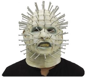 Hellraiser / Pinhead maska na tvár - pre deti aj dospelých na Halloween či karneval