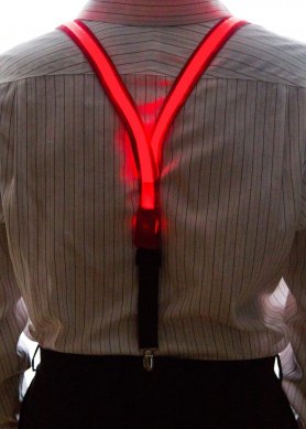 Suporturi LED pentru bărbați - roșu