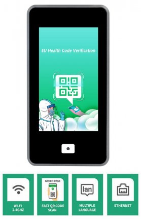 Green pass szkenner – Digitális QR-kód olvasó az EU COVID-tanúsítványokhoz